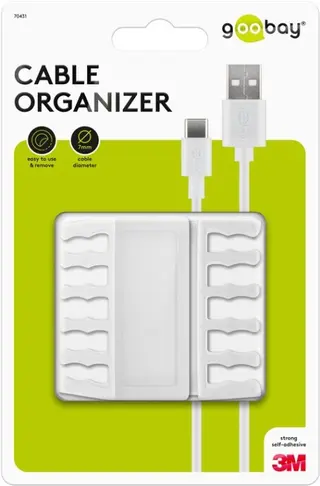 Produktfoto för Pro Cable Management 5 Slots white