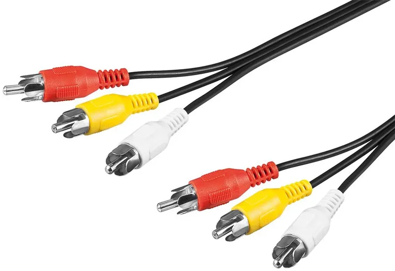 Alternativ bild 0 för Pro Composite audio/video connector cable 3x RCA