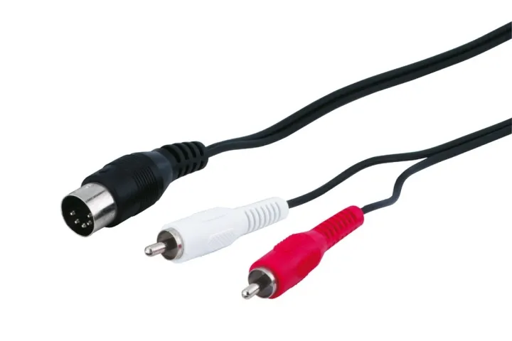 Alternativ bild 0 för Pro DIN 5 pins M - 2xRCA M - 1.5m