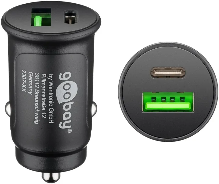 Alternativ bild 0 för Pro Dual-USB Auto Fast Charger USB-C™ PD (Power Delivery)