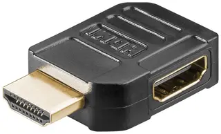 Produktfoto för Pro HDMI - Angled Adapter 90° Horizontal - Black