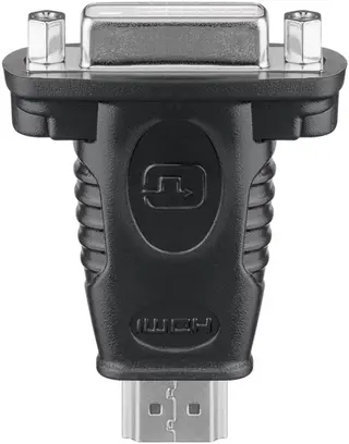 Produktfoto för Pro HDMI™/DVI-D adapter nickel plated