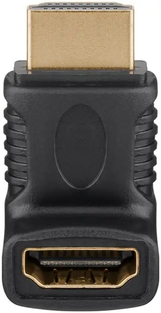 Produktfoto för Pro HDMI vinklade och böjda adapter 90 °