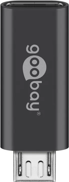 Produktfoto för Pro Micro-USB to USB-C adapter- grey