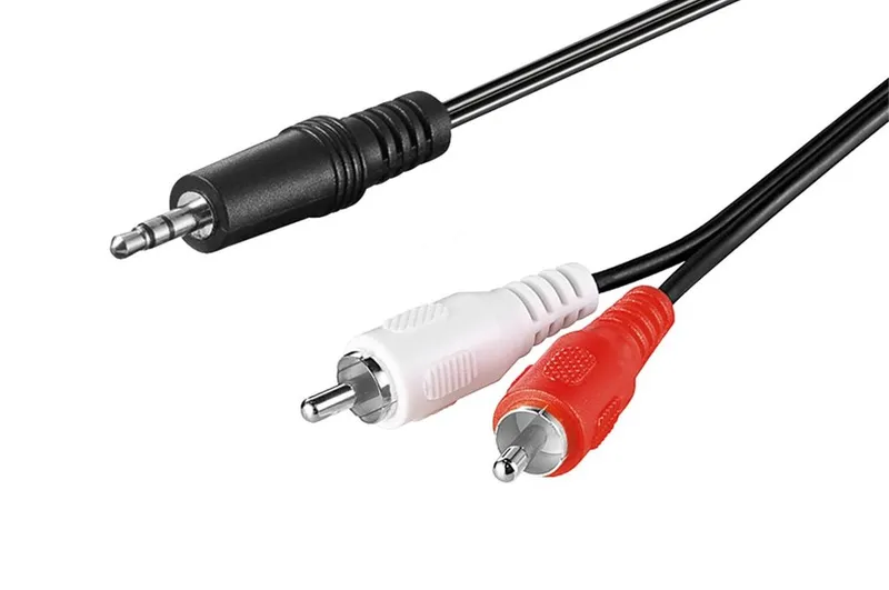 Alternativ bild 0 för Pro MiniJack - 2xRCA - Black - 0.5m