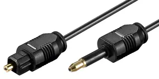Produktfoto för Pro Optical Toslink MiniPlug Cable - 1m