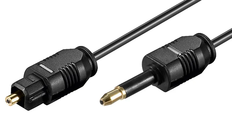 Alternativ bild 0 för Pro Optical Toslink MiniPlug Cable - 1m