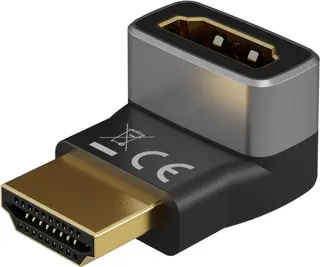 Produktfoto för Pro Plus - HDMI - Angled Adapter 90° Vertical - Black