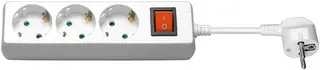 Produktfoto för Pro Power Socket x3 - Wh - Switch - 1.5m