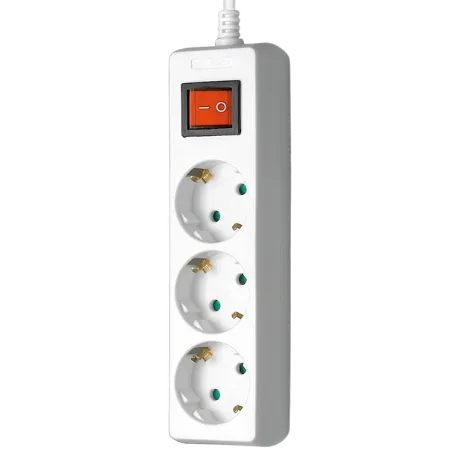 Bild 2 för Pro Power Socket x3 - Wh - Switch - 3m