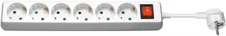 Produktfoto för Pro Power Socket x6 - Wh - Switch - 1.5m