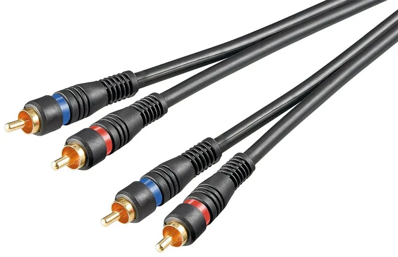 Alternativ bild 0 för Pro RCA Stereo Cable - Shielded - 1.5m