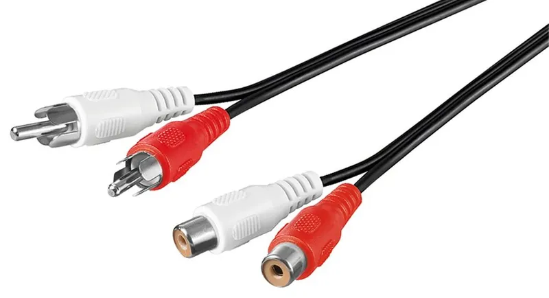 Alternativ bild 0 för Pro RCA Stereo Extension Cable - 5m