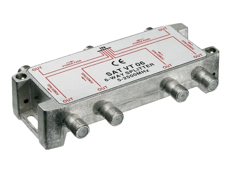 Alternativ bild 0 för Pro SAT-splitter 6-way 6 ports