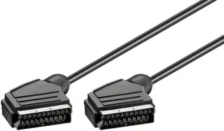 Produktfoto för Pro Scart connection cable nickel plated ø 7 mm