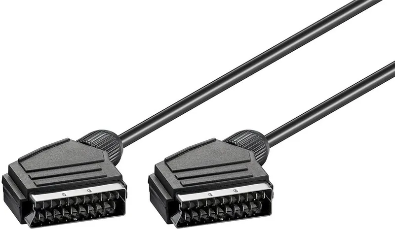 Alternativ bild 0 för Pro Scart connection cable nickel plated ø 7 mm