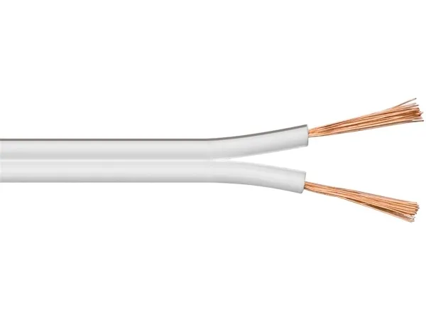 Alternativ bild 0 för Pro Speaker Cable white CCA - 25 m