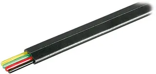 Produktfoto för Pro Telephone flat cables 4-core 100 m reel AWG 30.