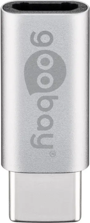 Produktfoto för Pro USB 3.1 C - MicroB adapter - Silver