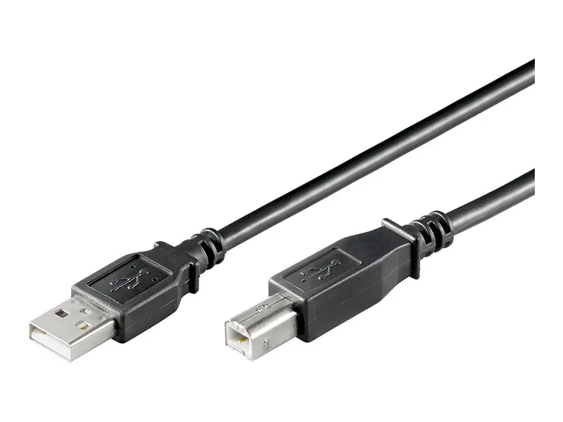 Alternativ bild 0 för Pro USB-A <-> USB-B 2.0 - 3m - Svart