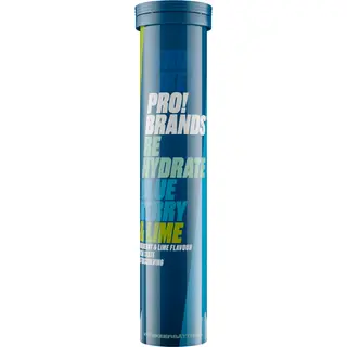 Produktfoto för ProBrands Rehydrate Effervescent Blurberry Lime 20 brustabletter