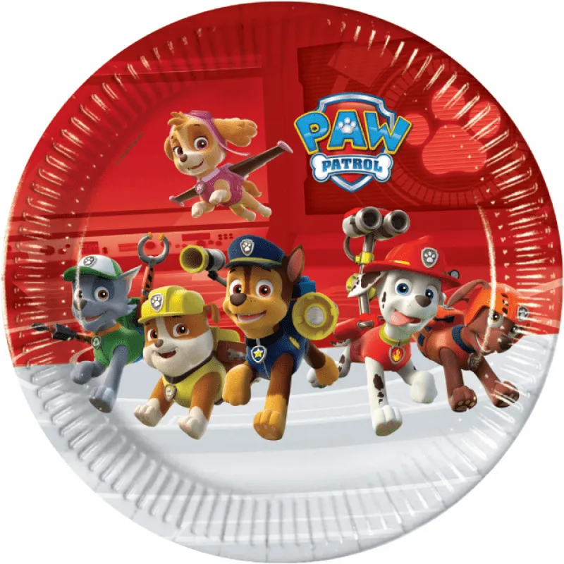 Alternativ bild 0 för PROCOS Papptallrikar 23cm 8 st Paw Patrol