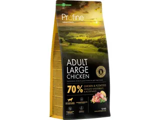 Produktfoto för Profine Dog Adult Large Chicken 12kg