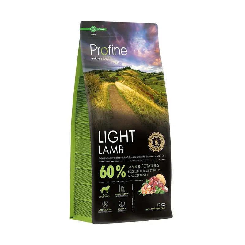 Alternativ bild 0 för Profine Dog Light Lamb (12 kg)