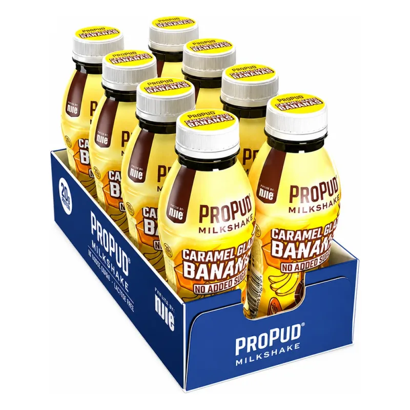 Bild 2 för ProPud Milkshake Caramel Glazed Bananas 330 ml