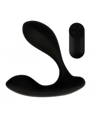 Produktfoto för Prostatic Vibrator With Remote Black