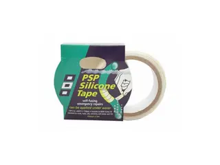 Produktfoto för PSP silikonband i bulk 25mm x 3m VITT