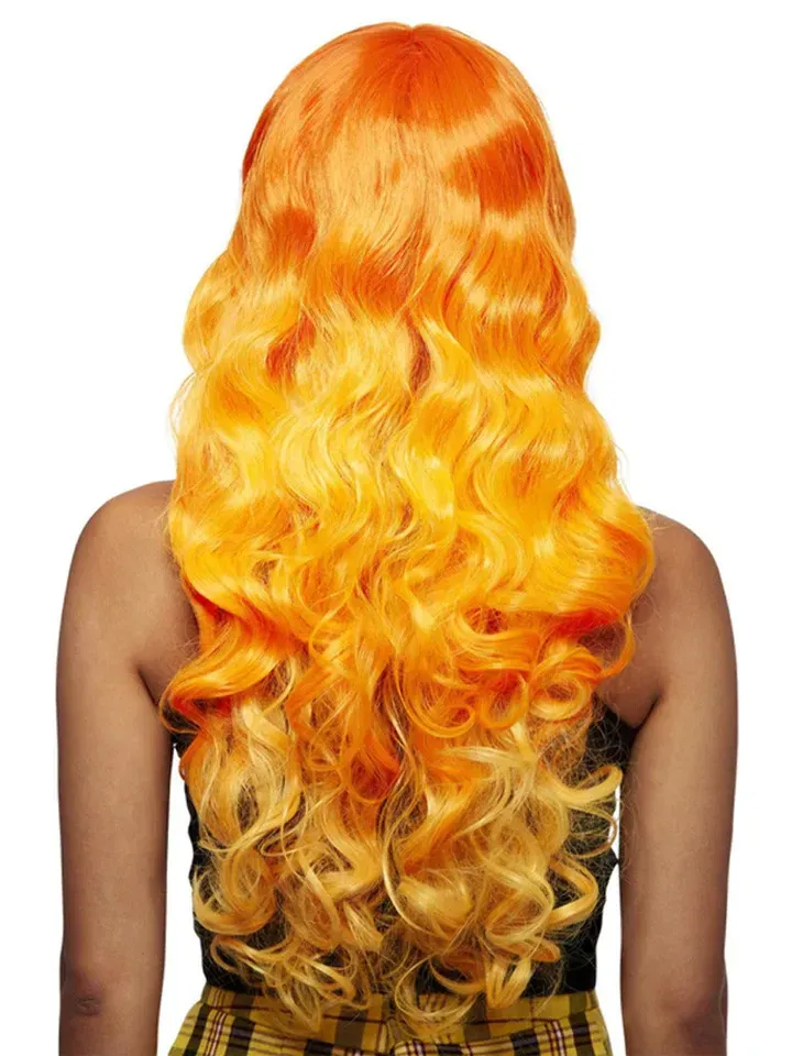 Bild 2 för Psychedelic Sunrise™ Siren™ Peruk Orange