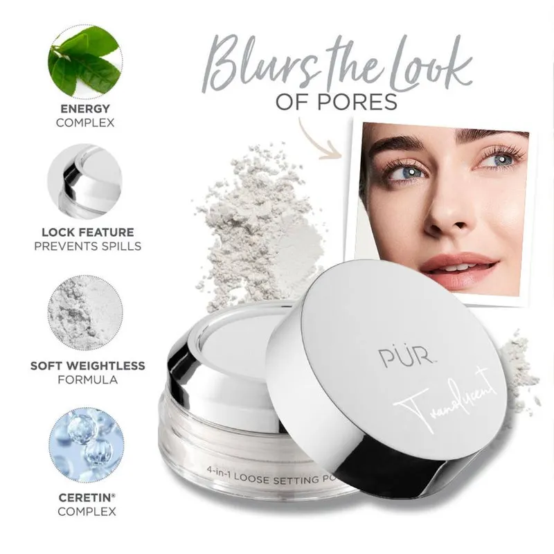 Bild 4 för PÜR 4-in-1 Loose Setting Powder Translucent 9 g