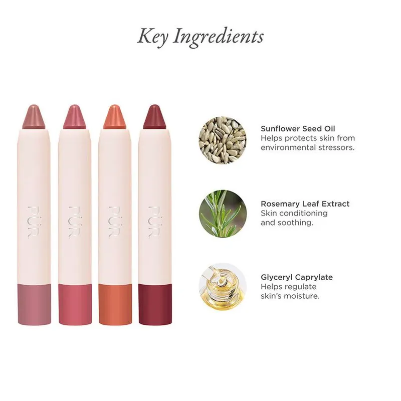 Bild 4 för PÜR Silky Pout Creamy Lip Chubby Sugar Plum 4,65 g