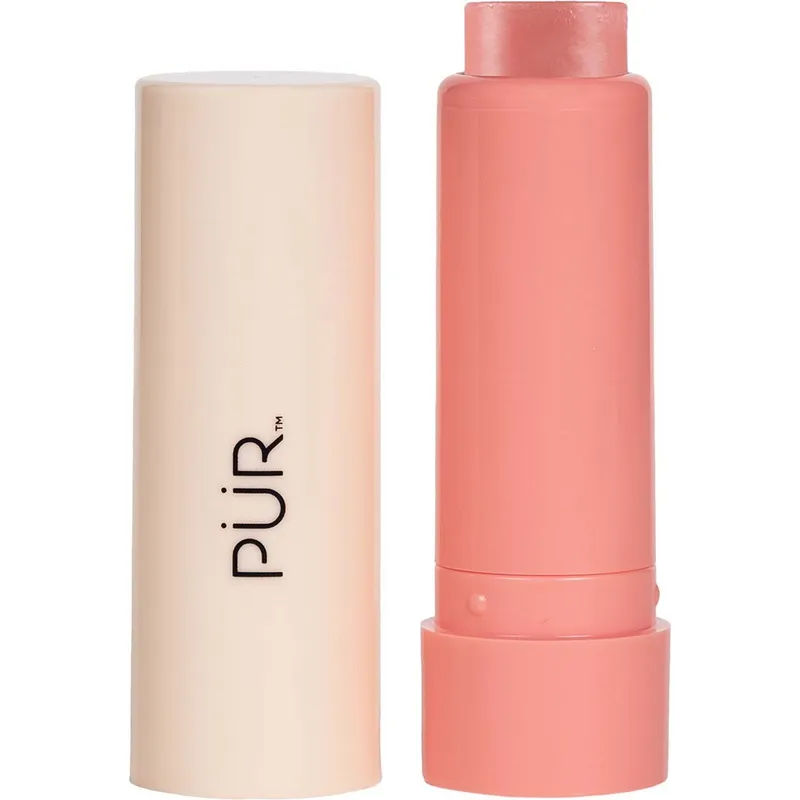 Bild 1 för PÜR Silky Tint Creamy Multitasking Stick with Peptides Coral Cosmo