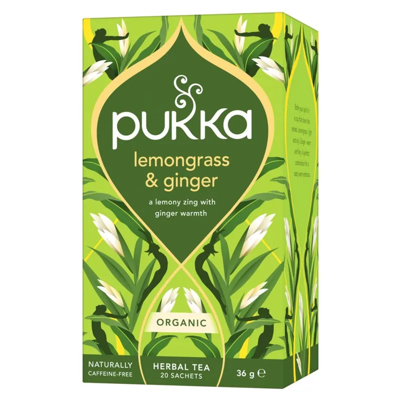 Bild 2 för Pukka Lemongrass & Ginger 20 tepåsar