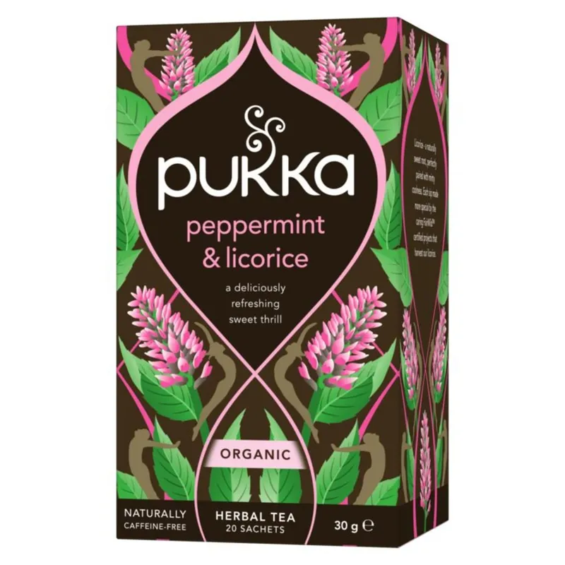 Bild 2 för Pukka Örtte Peppermint & Licorice 20 st
