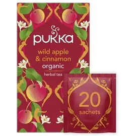 Produktfoto för Pukka Wild Apple & Cinnamon tepåsar 20-pack