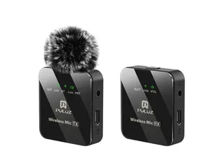 Produktfoto för Puluz Wireless Lavalier Microphone 1 TX + 1 RX