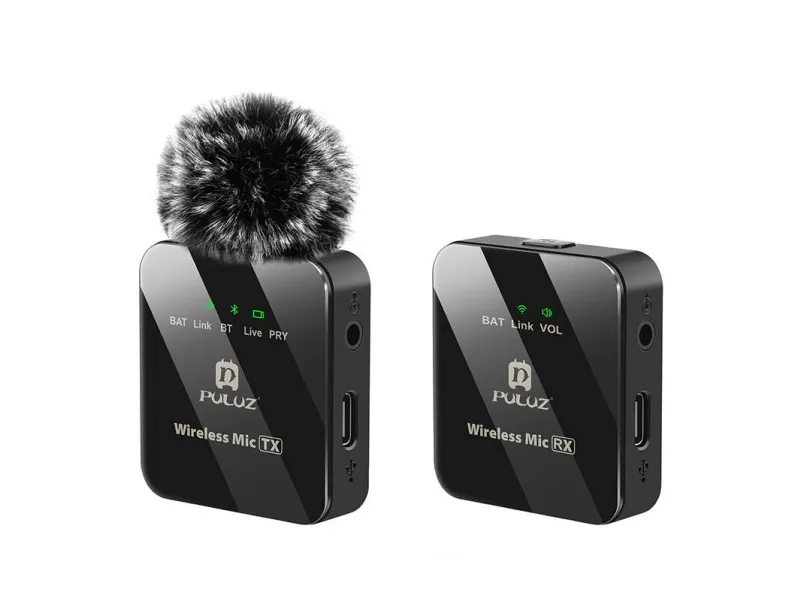 Alternativ bild 0 för Puluz Wireless Lavalier Microphone 1 TX + 1 RX