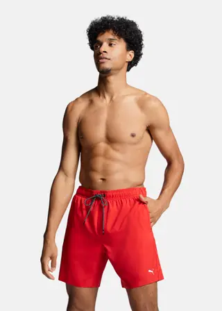 Produktfoto för Puma Badbyxor Core Enjoy Swim Shorts Röd polyester Large Herr