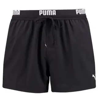 Produktfoto för Puma Badbyxor Logo Short Length Swim Shorts Svart polyester X-Small Herr