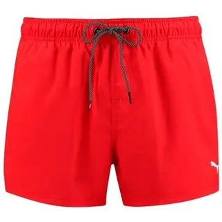Produktfoto för Puma Badbyxor Short Length Swim Shorts Röd polyester Small Herr