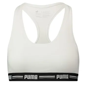 Alternativ bild 0 för Puma BH Iconic Racer Back Bra Vit Small Dam