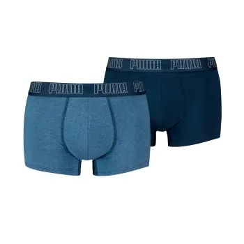 Alternativ bild 0 för Puma Kalsonger 2P Men Everyday Trunks Blå bomull Small Herr