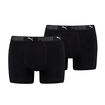 Alternativ bild 0 för Puma Kalsonger 2P Sport Cotton Boxers Svart bomull Medium Herr