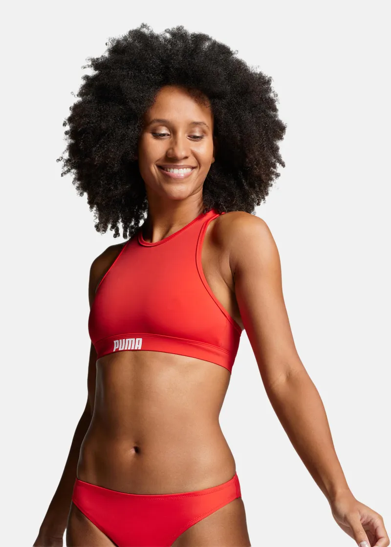 Bild 2 för Puma Racerback Swimtop Röd X-Small Dam