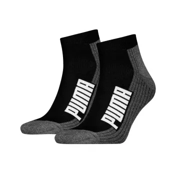 Alternativ bild 0 för Puma Strumpor 2P BWT Cushioned Quarter Sock Svart Strl 35/38