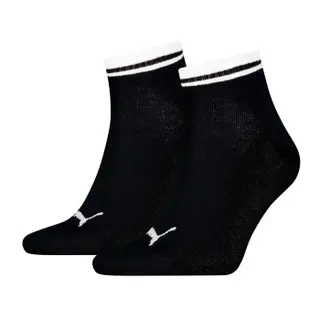 Produktfoto för Puma Strumpor 2P Heritage Quarter Socks Svart Strl 39/42