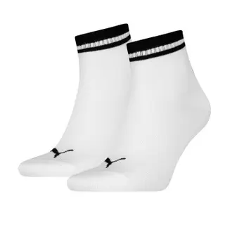 Produktfoto för Puma Strumpor 2P Heritage Quarter Socks Vit Strl 43/46